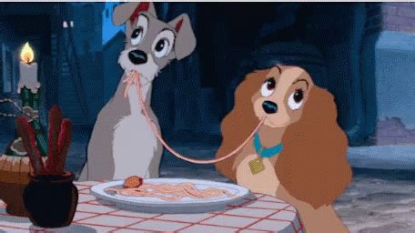 Lady And The Tramp Spaghetti GIFs | Tenor