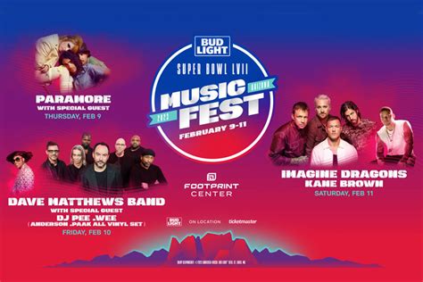 Bud Light Super Bowl Music Fest Returns With Music’s Biggest Names | TMRZoo