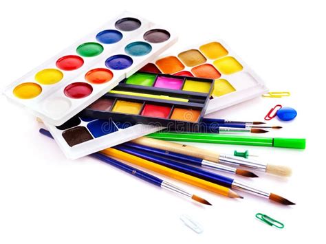 School art supplies stock photo. Image of group, stationery - 20083442