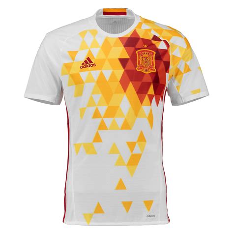 adidas Mens Spain Football Team Away Shirt Jersey Kit Top Tee Euro 2016 ...