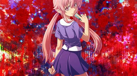 Image result for yuno gasai wallpaper Mirai Nikki, Girls Characters ...