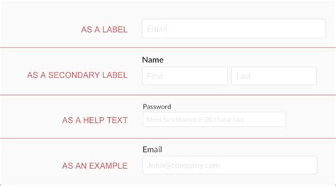 Form Without Labels: Don’t Use The Placeholder Text!