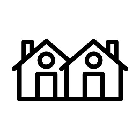 Residential Area Icon Design 10747859 Vector Art at Vecteezy