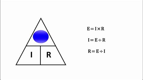 What Is The Formula For Ohm's Law