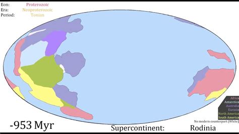 Animation of Continent Formations | Continental drift, Continental ...