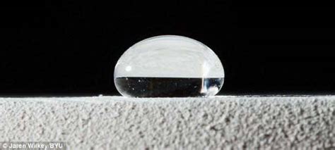 New Super Hydrophobic Material Makes Liquids Bounce Off