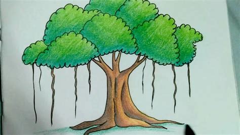 Aggregate 130+ easy banyan tree drawing latest - seven.edu.vn