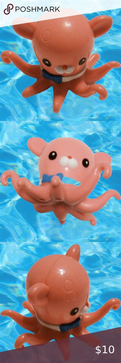 Fisher Price Octonauts Professor Inkling Pink Octopus Figure Toy 2011 ...