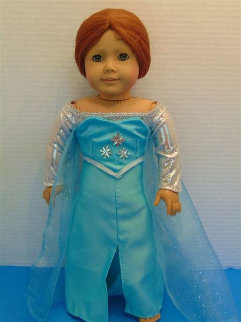 Frozen Elsa Costume for American Girl or 18 Inch Doll | Elsa frozen ...