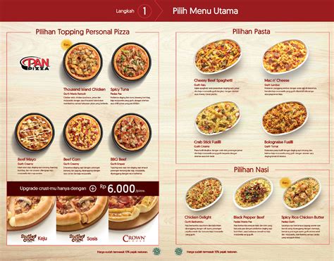 Pizza Hut Menu Pasta Dishes