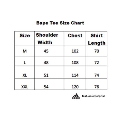 [10000印刷√] bape t shirt size chart japan 198052-Bape t shirt size chart ...