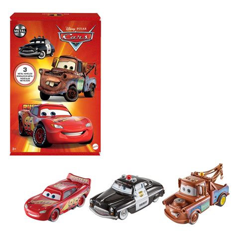 Buy Mattel Disney Pixar Cars Toys, Radiator Springs 3-Pack with ...