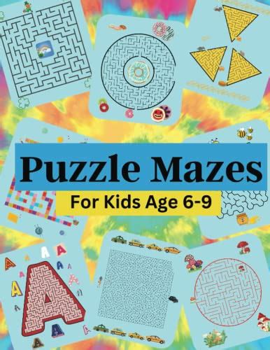 Fun and Challenging Mazes for Kids 6-9 Amazing Puzzle Maze Activity ...