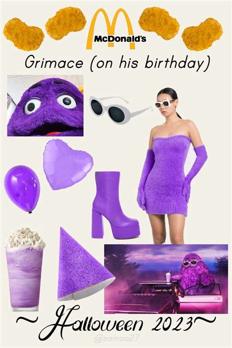 Get Spooky with this Grimace Inspired Halloween Costume