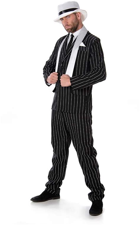 GANGSTER MAFIA BOSS AL CAPONE 1920S ADULT MENS FANCY DRESS HALLOWEEN ...