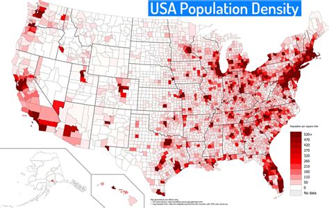 United States Population Map