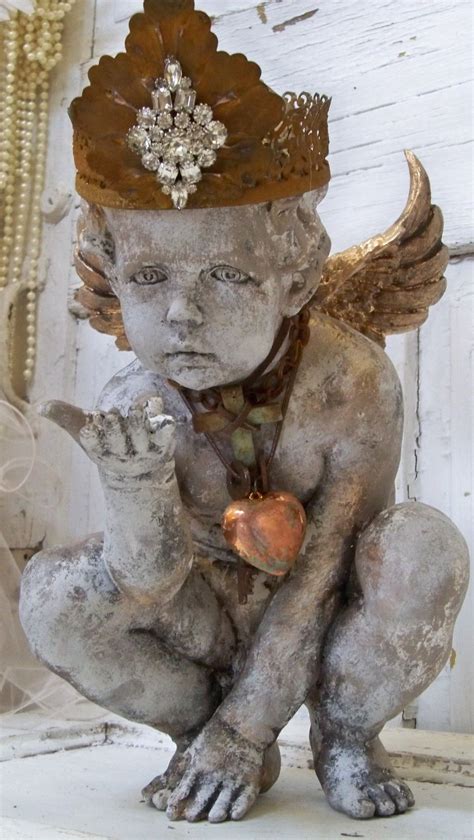 People | Angel decor, Cherub, Angel statues