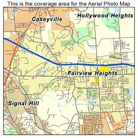 Aerial Photography Map of Fairview Heights, IL Illinois