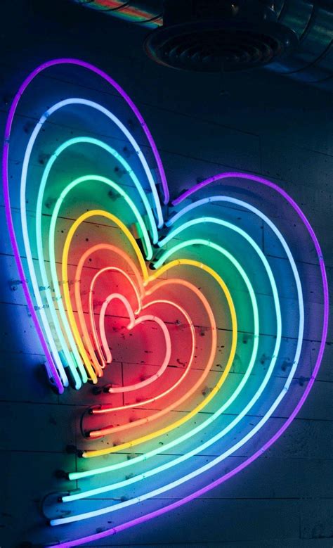 Bright Neon Heart Wallpapers - Top Free Bright Neon Heart Backgrounds ...