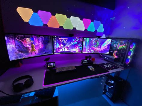 Purple Gaming Setup Wallpaper 50 awesome gaming room setups 2020 gamer ...