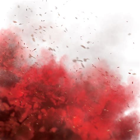 Red Smoke Overlay Effect - Mockaroon