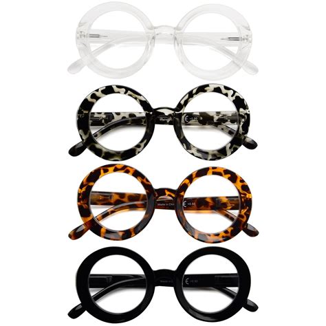 Reading Glasses Thicker Frame Readers 4 Pack Women – eyekeeper.com