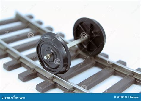 Train wheels stock image. Image of mechanical, model - 65992129