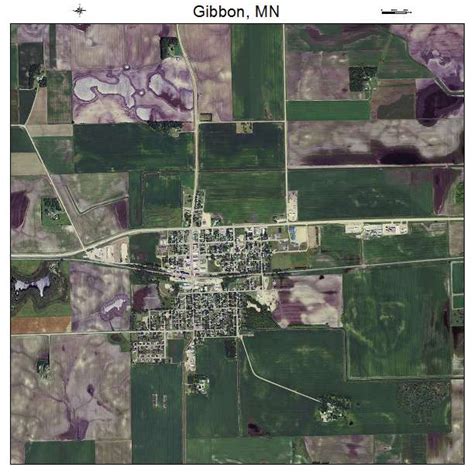 Aerial Photography Map of Gibbon, MN Minnesota