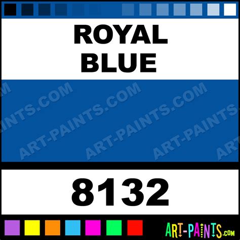 Royal Blue Silk Fabric Textile Paints - 8132 - Royal Blue Paint, Royal ...