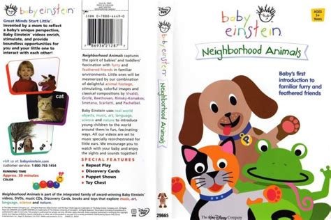 Baby Einstein®: Neighborhood Animals - 786936212877 - Disney DVD Database