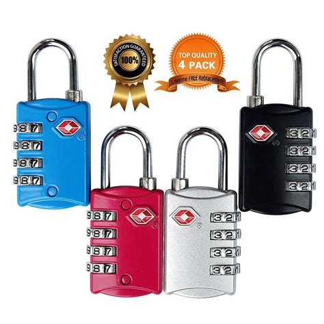 Aliexpress.com : Buy TSA Luggage Locks 4 Digit Combination Resettable ...