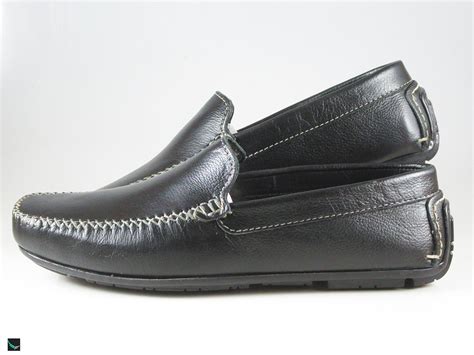 Stylish Mens Black Leather Loafers - 4722 - Leather Collections On ...