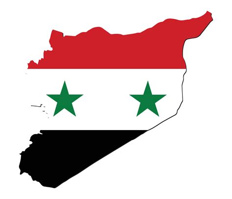 Map of Syria and Syrian flag. Vector illustration. 25387042 Vector Art ...