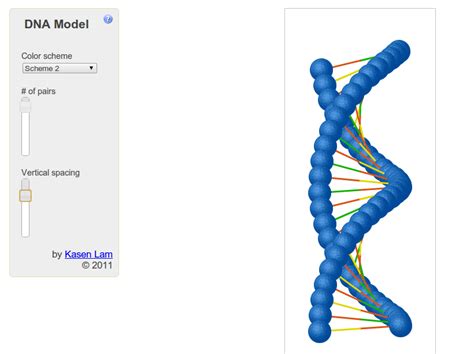 DNA Structure Animation in HTML5