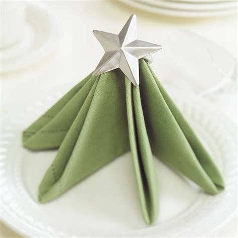 Christmas Tree Napkin Folding Idea Pictures, Photos, and Images for ...