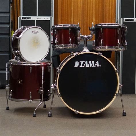 Tama Rockstar 5 Pc Shell Pack Drum set Metallic Red - Used