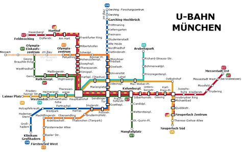 Munich U Bahn Map | Chameleon Web Services