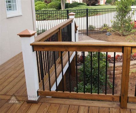 back deck railing | Deck | Pinterest