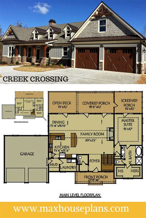 4 Bedroom Floor Plan | Ranch House Plan by Max Fulbright Designs ...