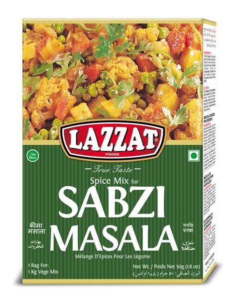 Sabzi Masala - LAZZAT FOODS - TRUE TASTE