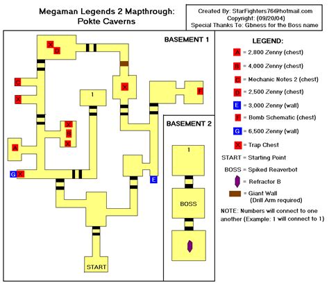 Mega Man Legends 2 - Game Maps