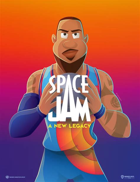 LEBRON JAMES Poster | Space jam, Looney tunes show, Lebron james poster