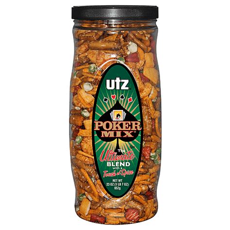 Utz Poker Mix 23 oz | Pretzels | Clements'