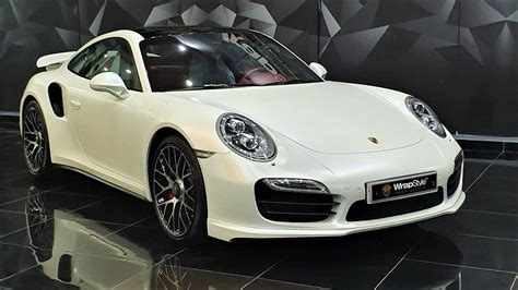 Porsche 911 - White Satin wrap | WrapStyle