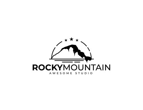 Premium Vector | Rocky mountain logo design