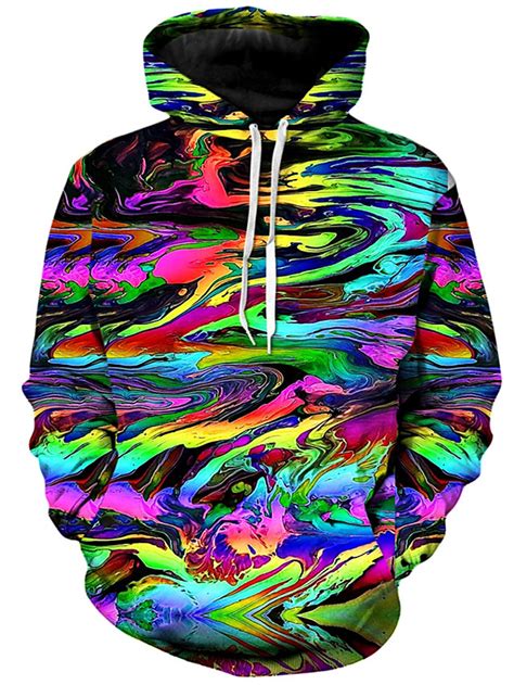 Men's Unisex Hoodie Optical Illusion Graphic Prints Print Casual Daily ...