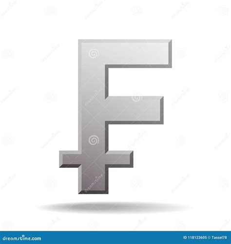 Swiss Franc Currency Symbol Stock Vector - Illustration of rich ...