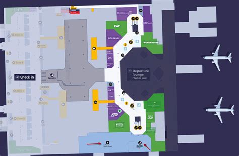 Heathrow Terminal 2 Map: Navigating The Busiest Airport In The Uk - Map ...