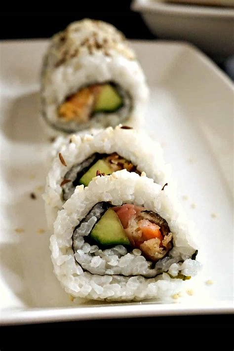 Shrimp Tempura Roll (Homemade Sushi) - My Gorgeous Recipes