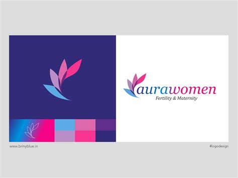 Logo design for women hospital by Briny Blue Advertising on Dribbble